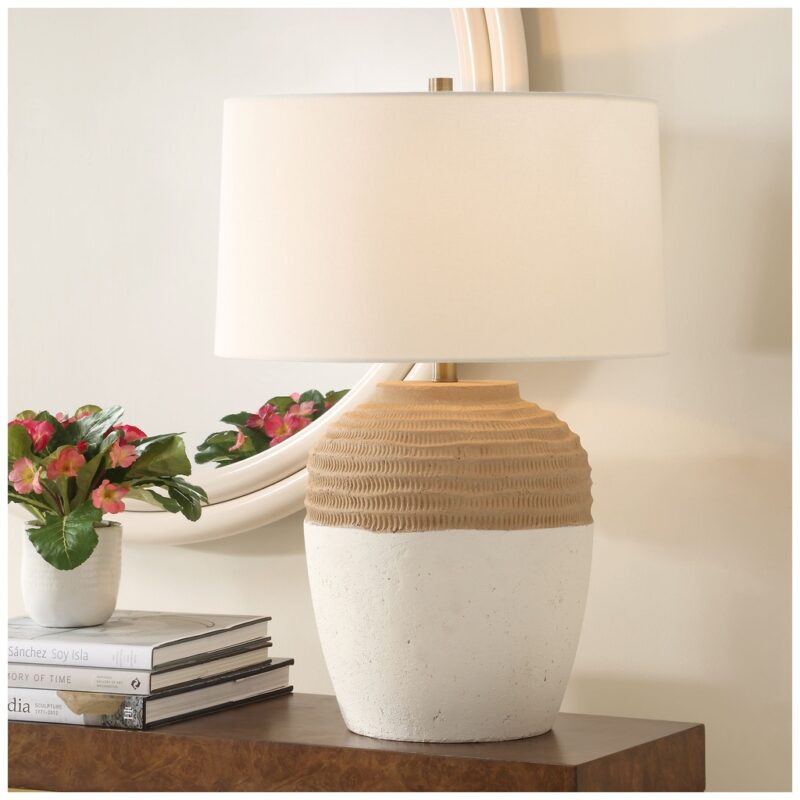TWO TONE TABLE LAMP