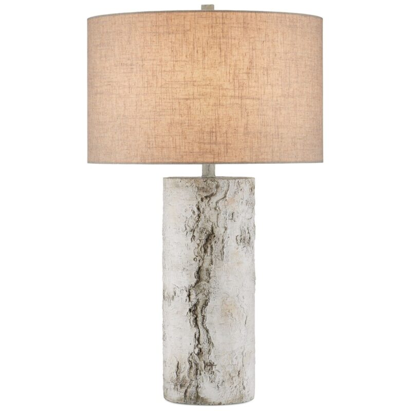 BIRCH CEMENT TABLE LAMP