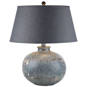 GRAY HYDROCAL TABLE LAMP