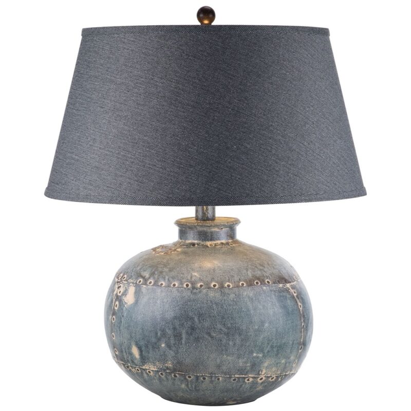 GRAY HYDROCAL TABLE LAMP