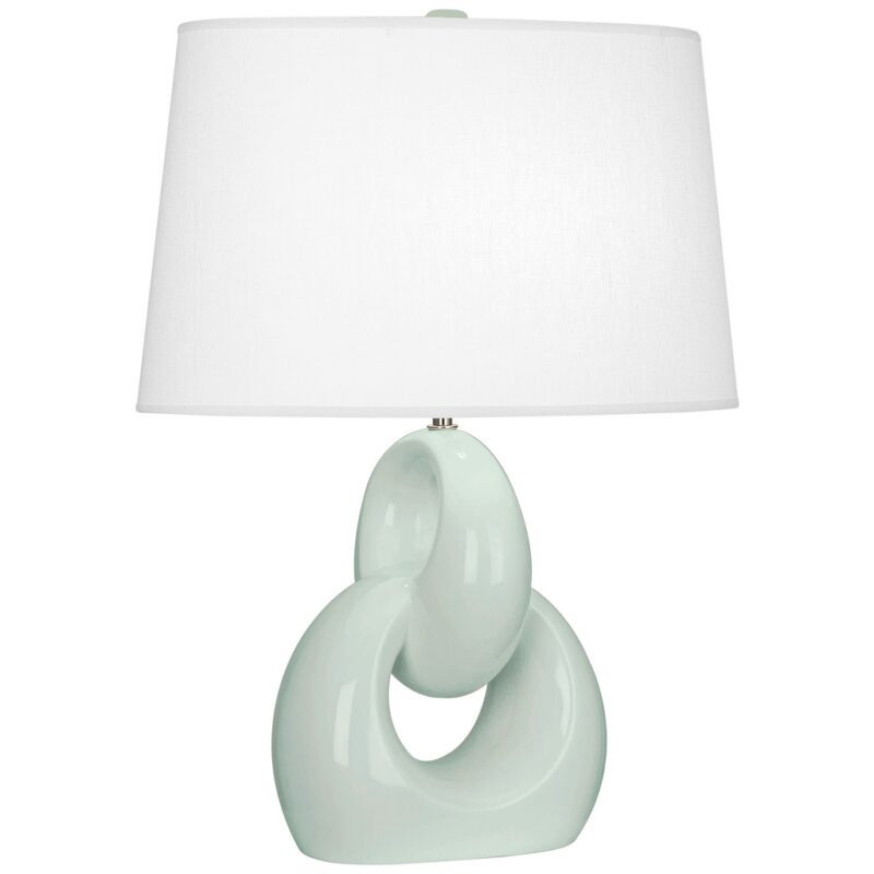 FUSION CELADON GREEN CERAMIC TABLE LAMP