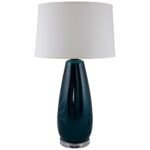DROP GLOSS TROPICAL TURQUOISE TABLE LAMP