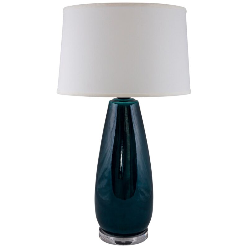 DROP GLOSS TROPICAL TURQUOISE TABLE LAMP