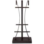 TIFFANY STYLE ART GLASS LAMP WITH DIMMER