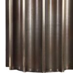 AGED GUNMETAL FLUTED TABLE LAMP