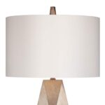 CHAMPAGNE GOLD GEOMETRIC TABLE LAMPS