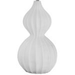 HIGH WHITE MARBLE GOURD TABLE LAMP