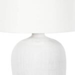 PHOENIX WHITE CERAMIC JUG TABLE LAMP