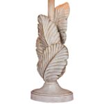 TROPICAL COASTAL ANTIQUE WHITE TABLE LAMP