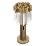 HAVANA GOLD FINISH MODERN TABLE LAMP
