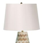 CHEVRON NATURAL ACCENT TABLE LAMP