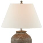 HIGH CERAMIC VASE TABLE LAMP