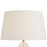 OPAL CRYSTAL AND SNOW MARBLE TABLE LAMP