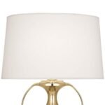 BRASS METAL 2 HANDLE JUG TABLE LAMP