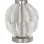 REPETITION WHITE RESIN TABLE LAMP