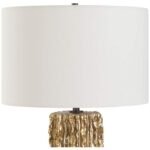 ECHO METALLIC GOLD TABLE LAMP