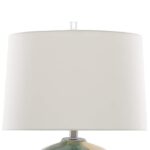 RAINBOW MULTI COLOR PORCELAIN TABLE LAMP