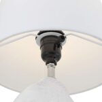 HIGH TROPICAL FISH WHITE CERAMIC LAMP