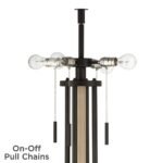 FRANKLIN IRON PULL CHAIN FLOOR LAMP