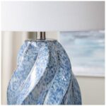 CRESTVIEW HIGH SWIRL CERAMIC TABLE LAMP