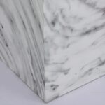 ABSTRACT RESIN LED FLOOR LAMP YELLOW