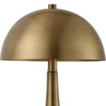 ANTIQUE BRASS DOME SHADE ACCENT TABLE LAMP