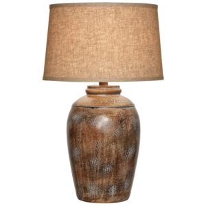 BROWN HYDROCAL TABLE LAMP