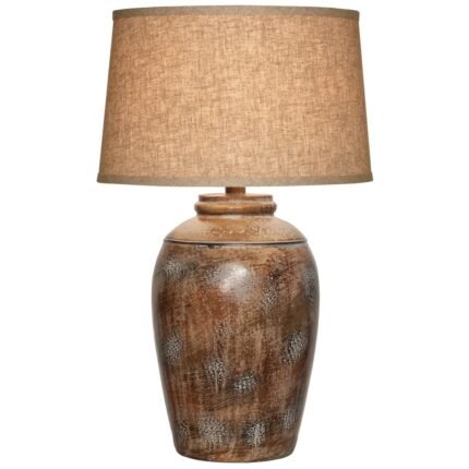 BROWN HYDROCAL TABLE LAMP