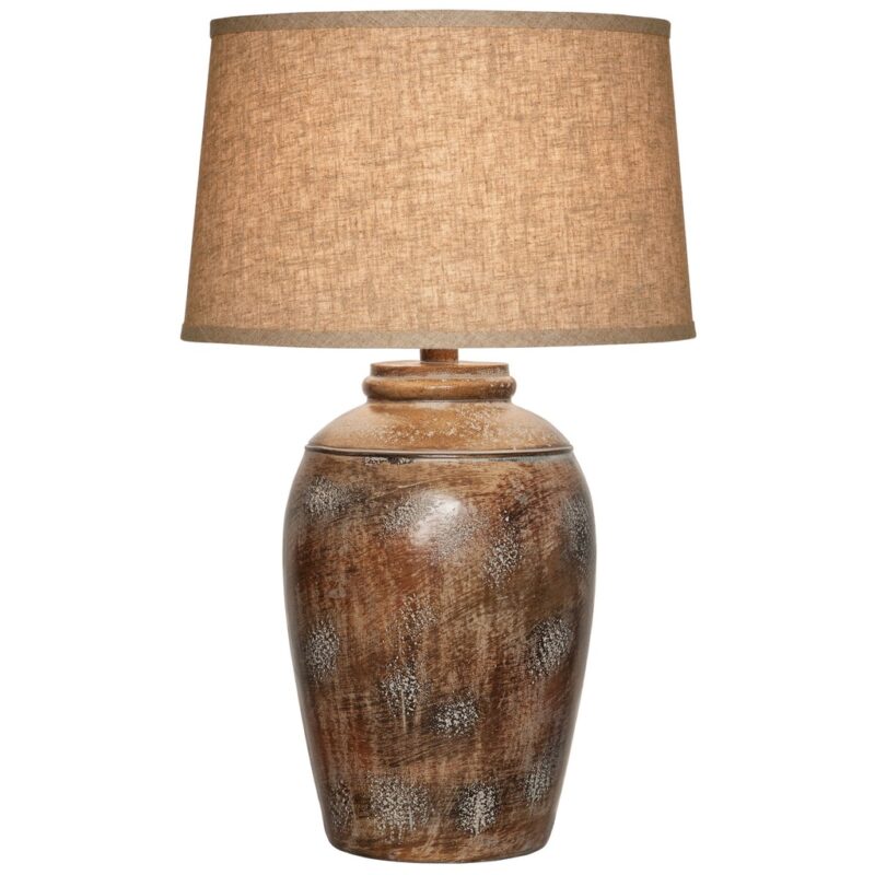 BROWN HYDROCAL TABLE LAMP