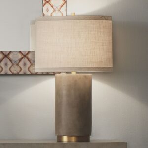 MORTAR CEMENT TABLE LAMP
