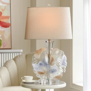 FOSSIL GLASS TABLE LAMP