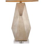 CHAMPAGNE GOLD GEOMETRIC TABLE LAMPS
