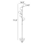 LITE SOURCE BLANCA LED TREE FLOOR LAMP