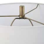 DARK NAVY BLUE CERAMIC TABLE LAMP