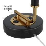 MODERN MARBLE BASE DUAL USB DESK LAMP