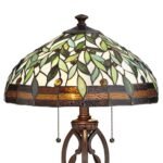 TIFFANY LAMP WITH TABLE TOP DIMMER