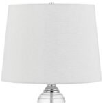 EDEN CLEAR GLASS ACCENT TABLE LAMP