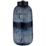 INDIGO BLUE CERAMIC TABLE LAMP