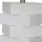 IVORY STACKED STONE ACCENT TABLE LAMP
