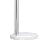 POSSINI MARBLE CHROME MODERN ARC FLOOR LAMP