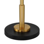HARLOWE BLACK AND GOLD FLOOR LAMP