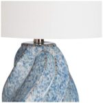 CRESTVIEW HIGH SWIRL CERAMIC TABLE LAMP