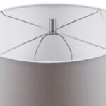 BLUE WAVY TEXTURE CERAMIC TABLE LAMP