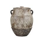 CODY WEATHERED HYDROCAL JUG TABLE LAMP