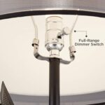 POSSINI DOUBLE SHADE MARBLE SCULPTURE LAMP