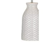 WHITE CREAM TERRACOTTA TABLE LAMP