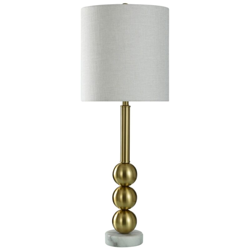 BRASS FINISH TABLE LAMP