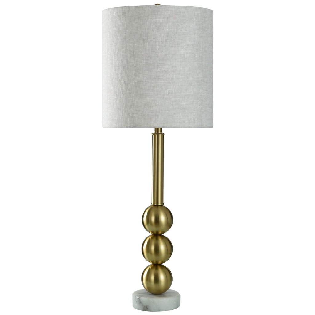 401_image1 BRASS FINISH TABLE LAMP