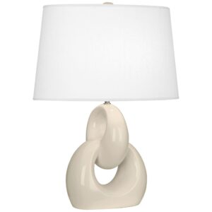 FUSION MODERN BONE CERAMIC TABLE LAMP