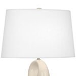 FUSION MODERN BONE CERAMIC TABLE LAMP